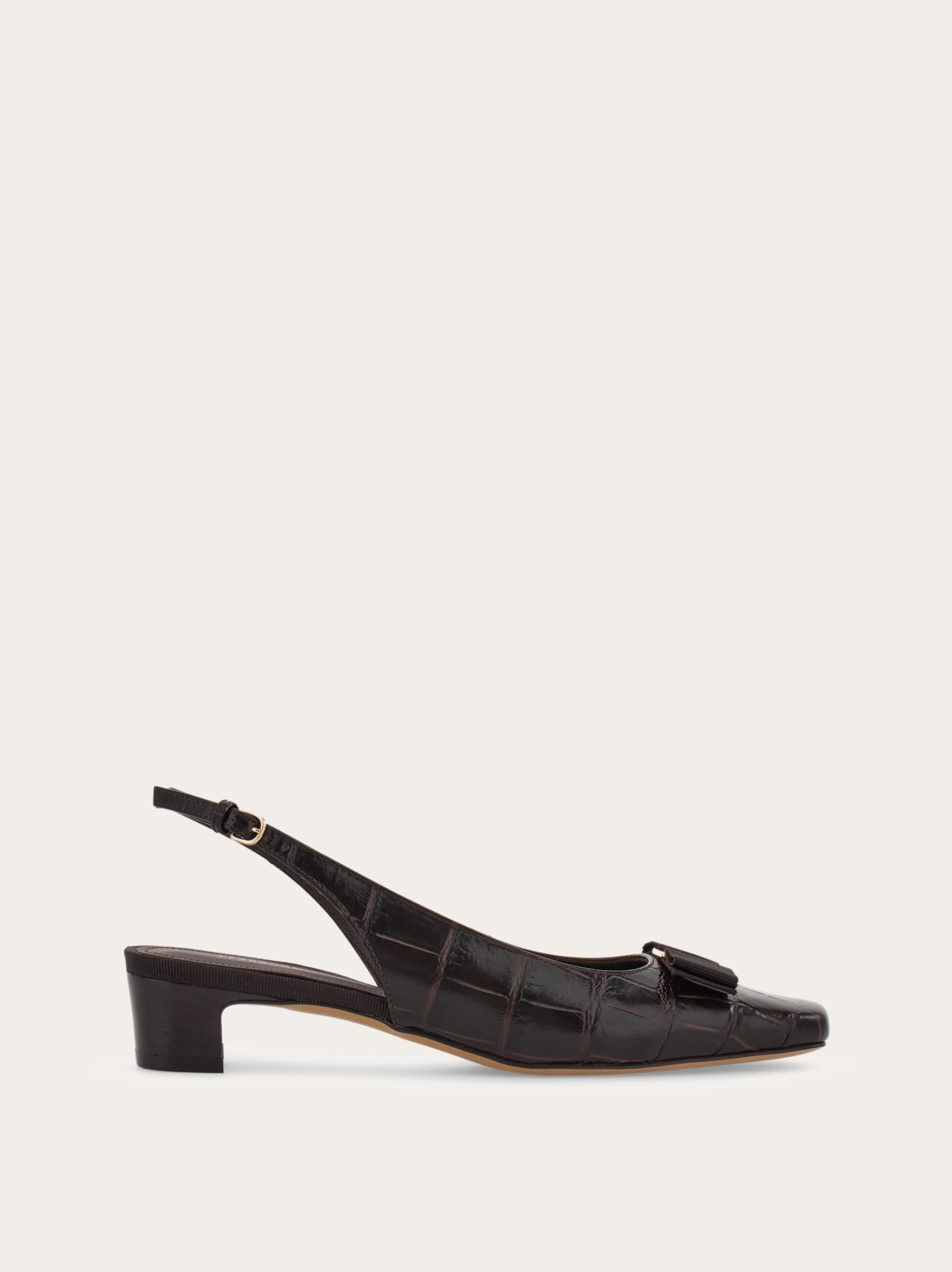 Ferragamo Iconic bow slingback - Image 1